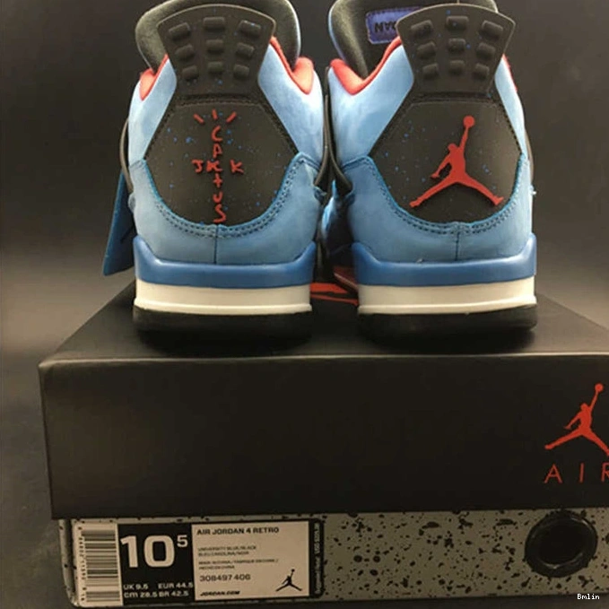 Bmlin 3975 Efficient 308497- Travis Scott Jordan4 Jack Cactus 1014